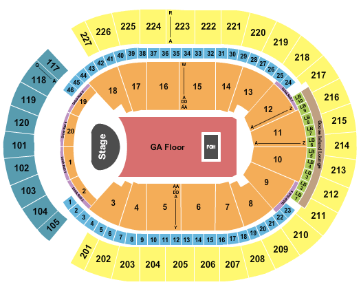 T-Mobile Arena Suicideboys Seating Chart